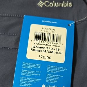 Columbia Graphite Outdoor Capris